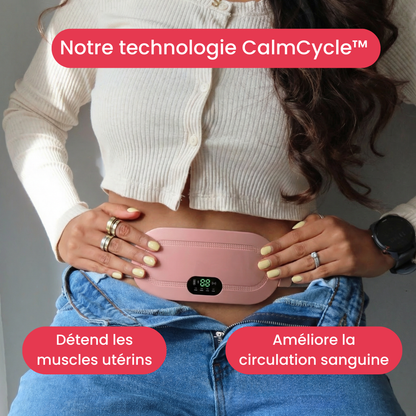 Ceinture chauffante et massante pour règles douloureuses